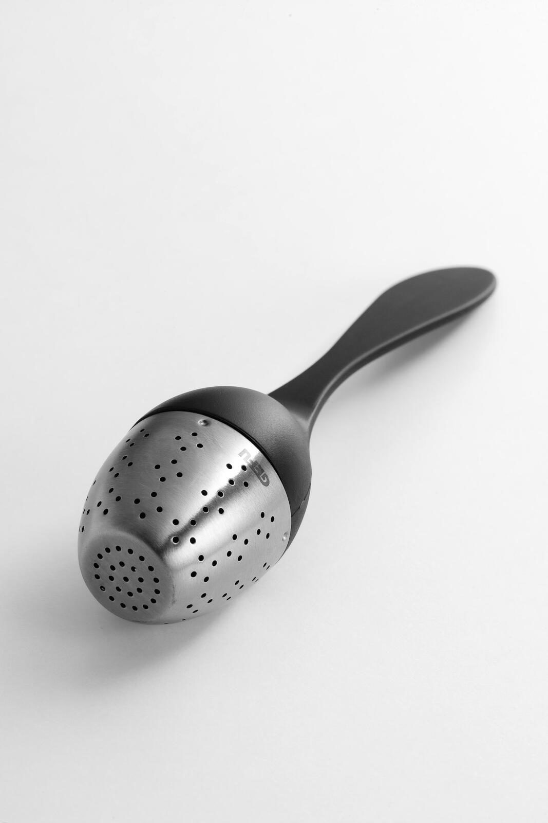 Küchenhelfer Gefu aus Kunststoff in Silber Schwarz GEFU Tee-Ei aus hochwertigem Edelstahl & Kunststoff