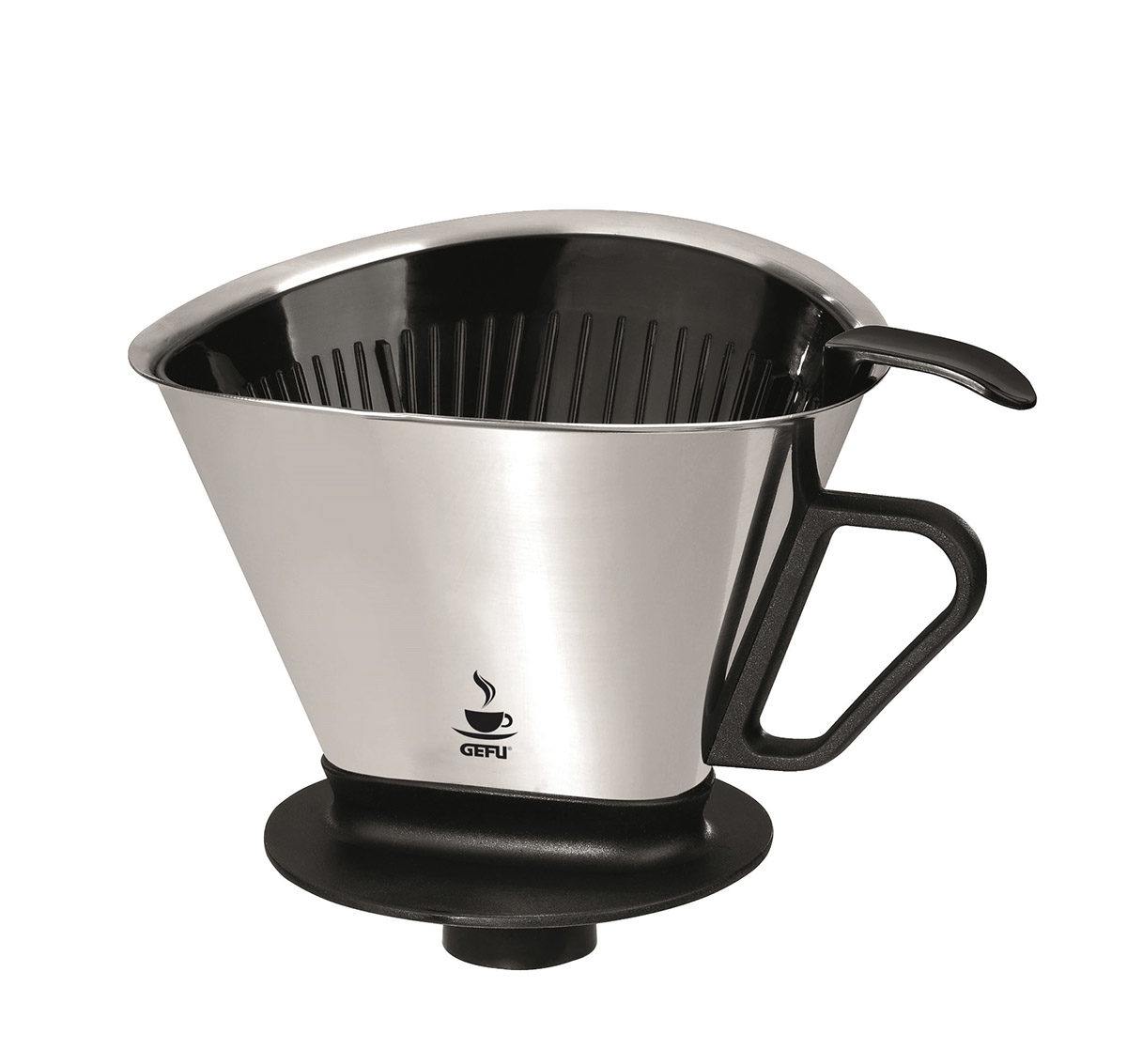 Küchenhelfer Gefu aus Kunststoff in Edelstahl Schwarz GEFU Kaffee-Filter aus hochwertigem Edelstahl & Kunststoff