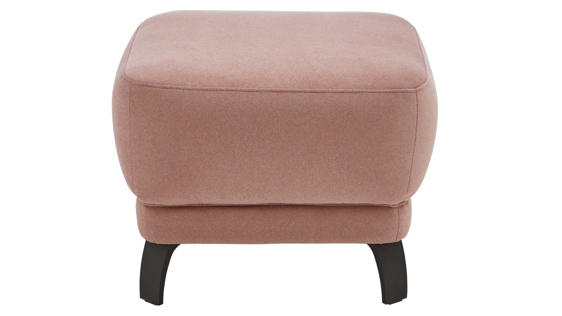 Polsterhocker Dietsch. aus Stoff in Rosa Polsterprogramm Casa Comfort - Polsterhocker rosé Bezug multiCOLOR 1102 - ca. 60 x 60  cm