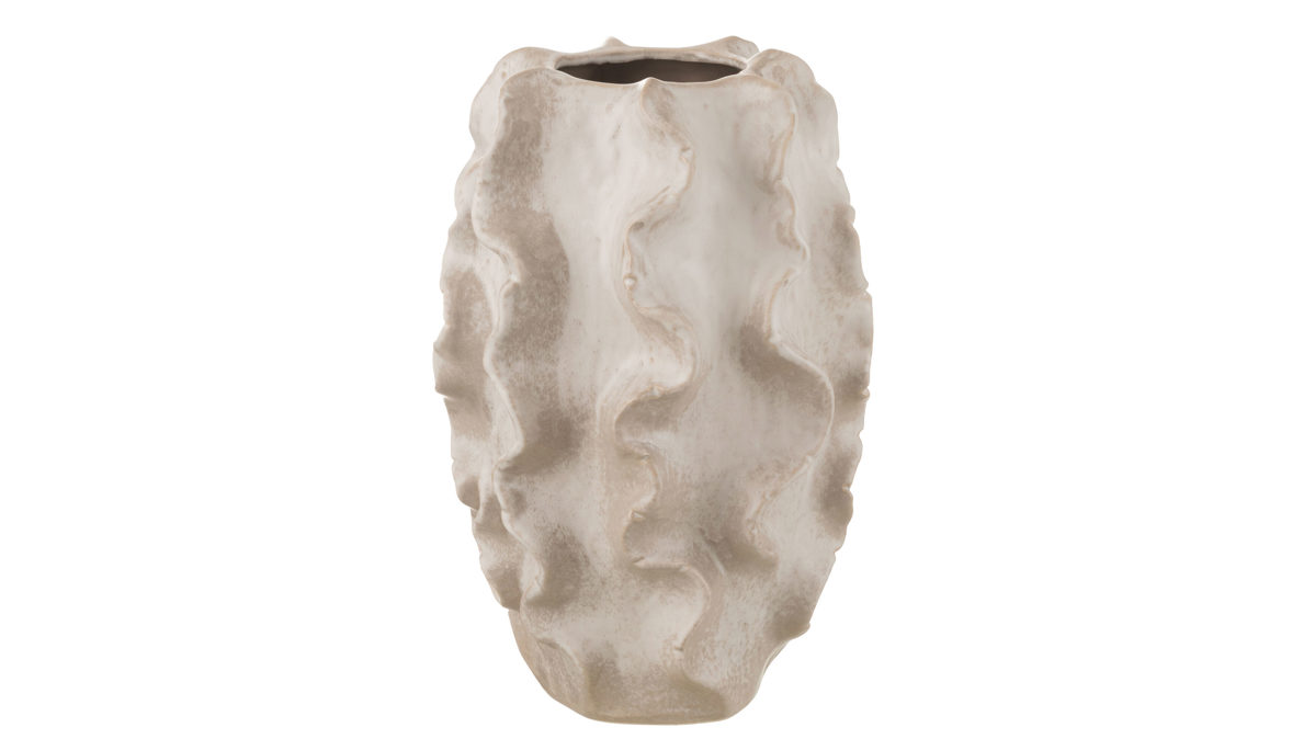 Vase Interliving BEST BUDDYS! aus Keramik in Beige Interliving BEST BUDDYS! Vase beige Tonware - Höhe ca. 38 cm