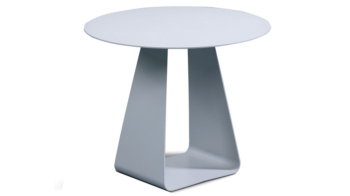 Couchtisch M2 kollektion aus Metall in Grau Beistelltisch Freddy 1 Grau - ca. 45 x 38 cm