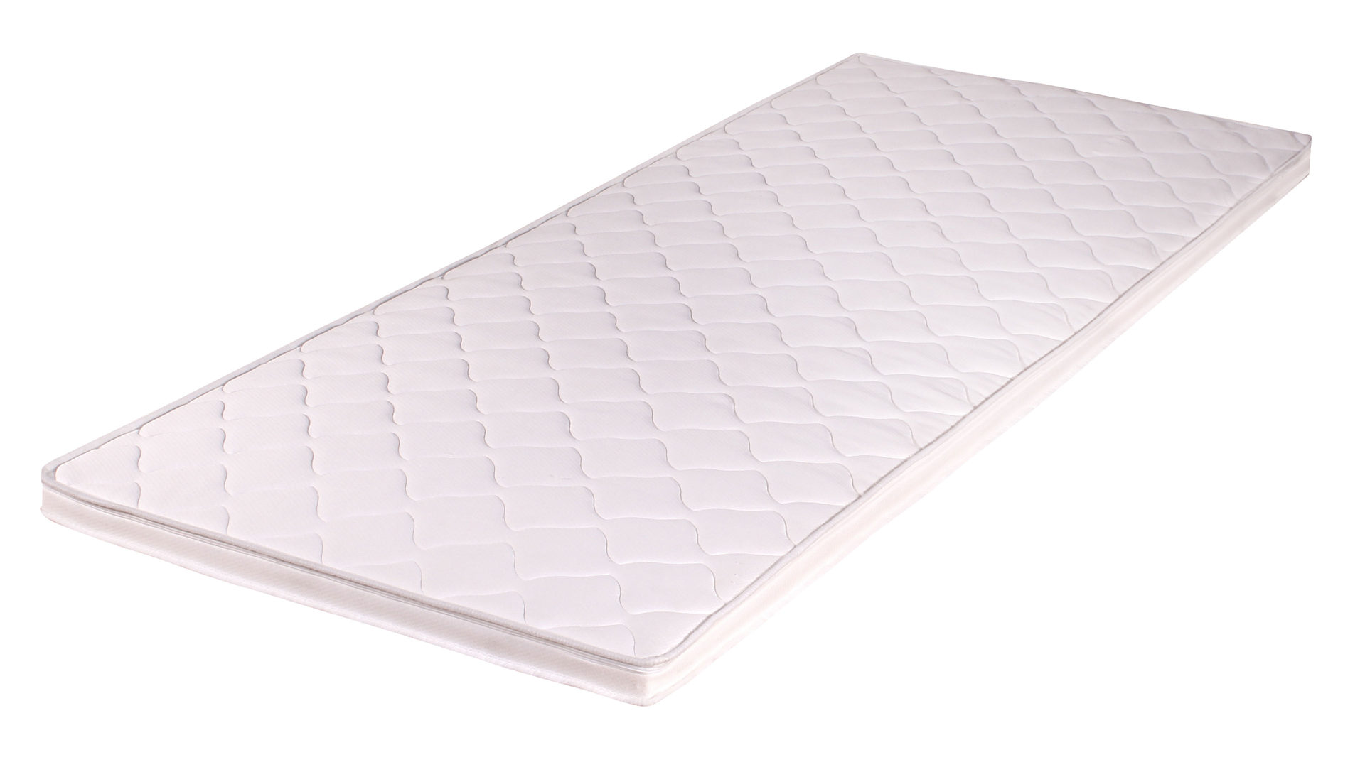 Topper Sun garden | 162739 aus Stoff in Weiß Topper für Boxspringbett als perfekte Ergänzung zur Matratze Viskoelastik-Schaumstoff - Liegefläche ca. 90 x 200 cm